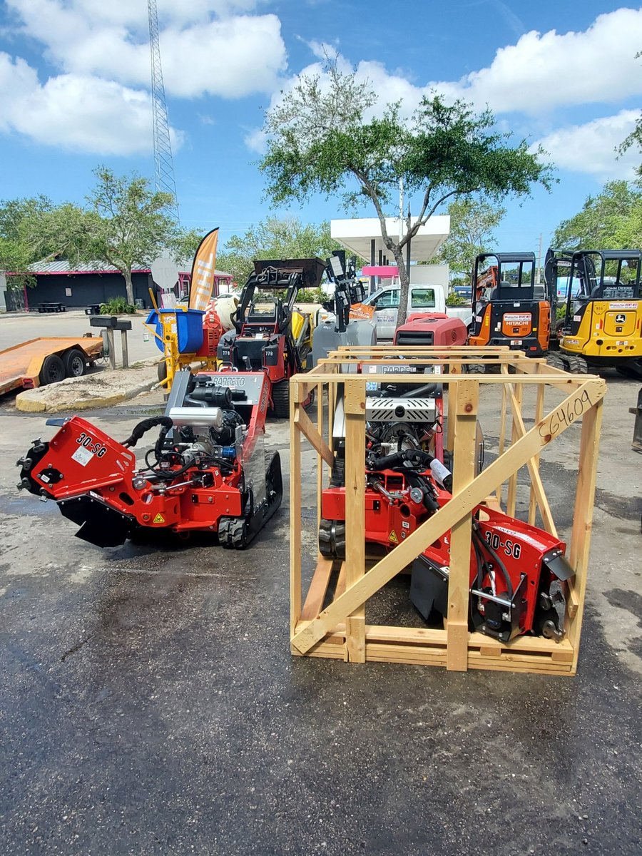 AmprideStore's tweet image. New Barreto 30SG Stump Grinders at American Pride Rental Equipment And Sales in Sarasota. One Sold and One being added to our rental fleet. We Rent, We Sell, give us a call and let us quote you on your next rental or purchase. 941-706-3392
#AmericanPride #WeRentWeSell #wedeliver