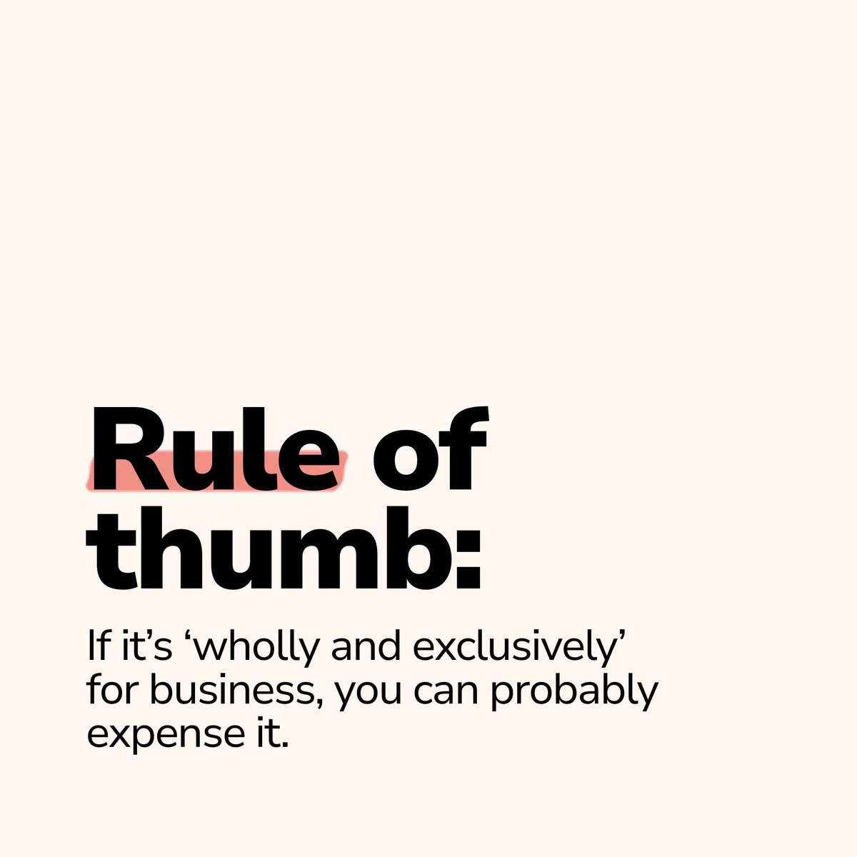 It's part 7 of your ✨Financial Glow Up✨

We're answering one of the most common questions we hear from business owners: "Can I expense this?" 👀

Tap through below to learn what qualifies as a legit business expense.
Spoiler: your daily coffee might not make the cut 🙃