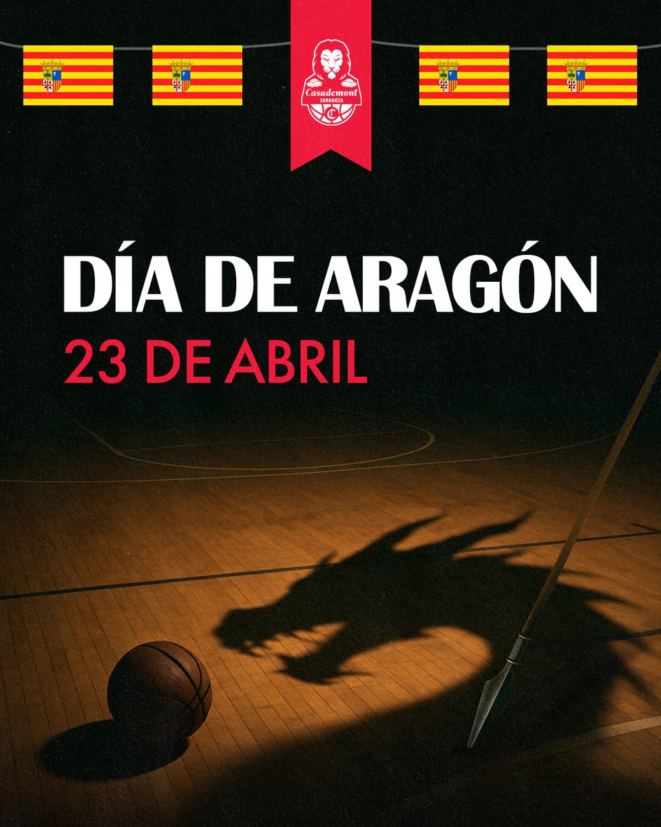 Orgullosos de nuestra tierra, orgullosos de Aragón, orgullosos de lo nuestro.

¡Feliz #DíaDeAragón, feliz #SanJorge25! 💛❤️