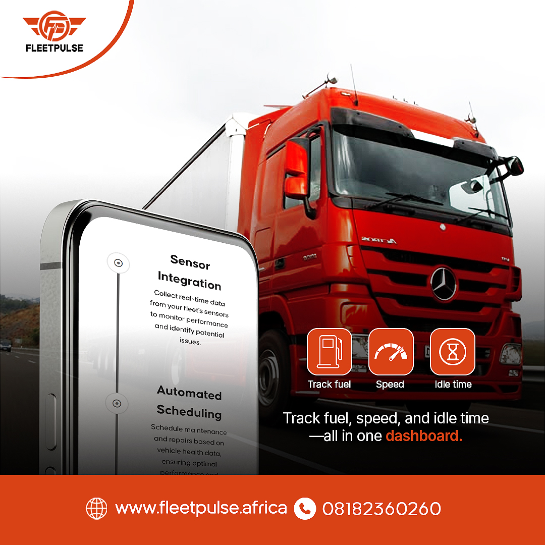 fleetpulse_a's tweet photo. Be in the know of your fuel usage, speed &amp; other details of your #fleet and it's movement on https://t.co/SSrLXEirTm 

Whatever your fleet needs, we've got it covered!

Contact us:

* WhatsApp: 0818 236 0260
* Visit: https://t.co/SSrLXEirTm

#FleetManagement #FleetPulseAfrica https://t.co/97JadgnJ6j