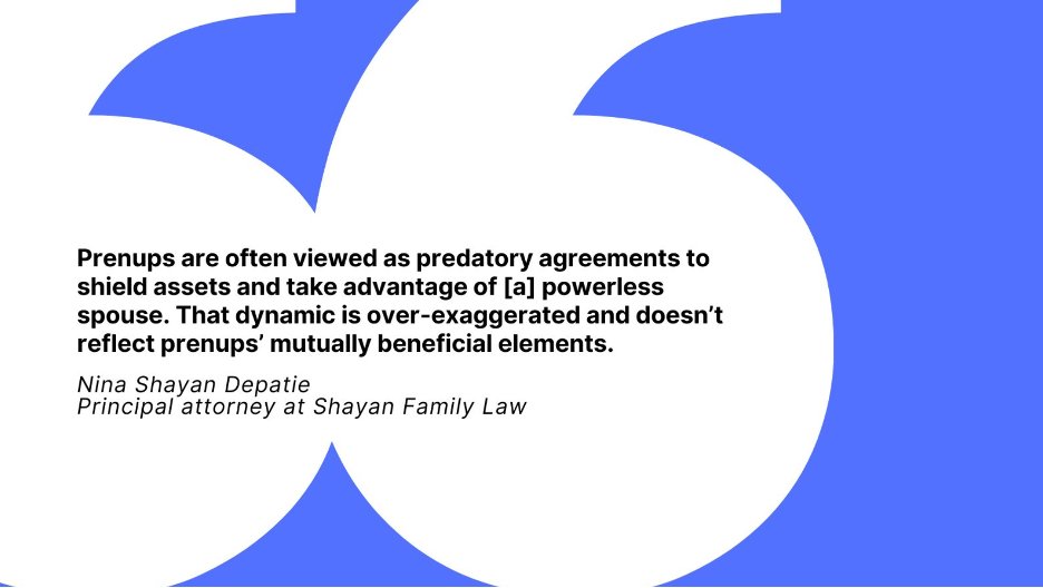 ShayanFamilyLaw's tweet photo. In its latest article, Wavecomber provides helpful insights on prenups from experienced family law attorneys, including Shayan Family Law's Nina Shayan Depatie.

https://t.co/TOZyWMzMTY https://t.co/JoFMsg1Oc6