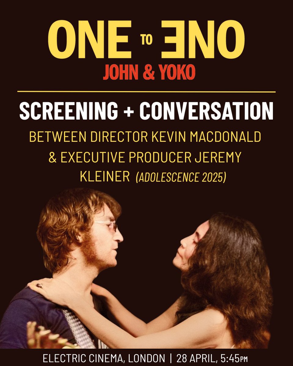 Dogwoof (@dogwoof) on Twitter photo 🚨 Due to popular demand, we’ve added another #OneToOne Q&A!
Catch a special screening at <a href="/electriccinema/">Electric Cinema</a> followed by a conversation with director Kevin Macdonald and Executive Producer Jeremy Kleiner (#Adolescence 2025).
📅 28 April, 5:45pm
🎟 Grab your tickets: 🚨 Due to popular demand, we’ve added another #OneToOne Q&A!
Catch a special screening at <a href="/electriccinema/">Electric Cinema</a> followed by a conversation with director Kevin Macdonald and Executive Producer Jeremy Kleiner (#Adolescence 2025).
📅 28 April, 5:45pm
🎟 Grab your tickets: