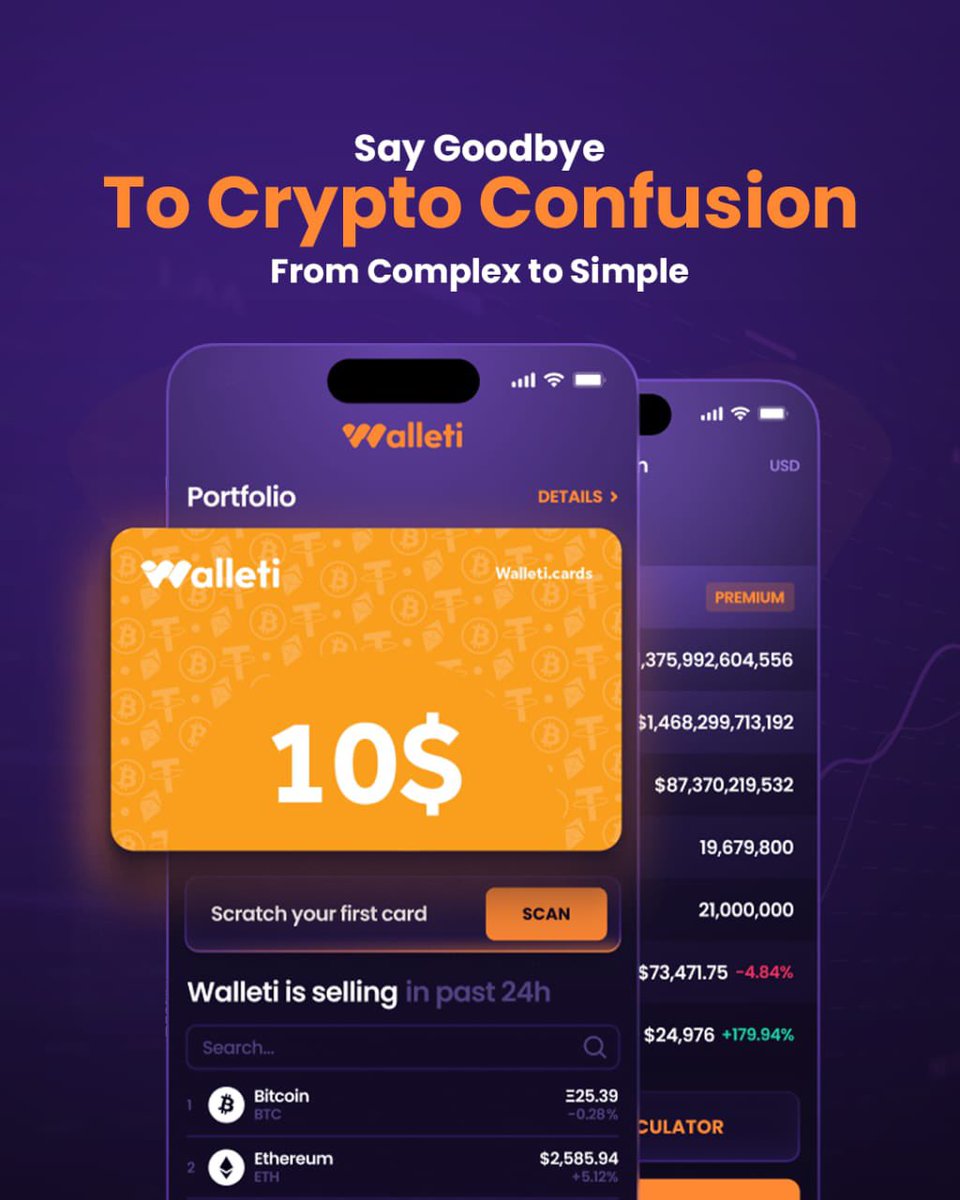 Complex made simple… Literally goodbye to confusion.

#Walleti #Crypto #UAE #DigitalCurrencies