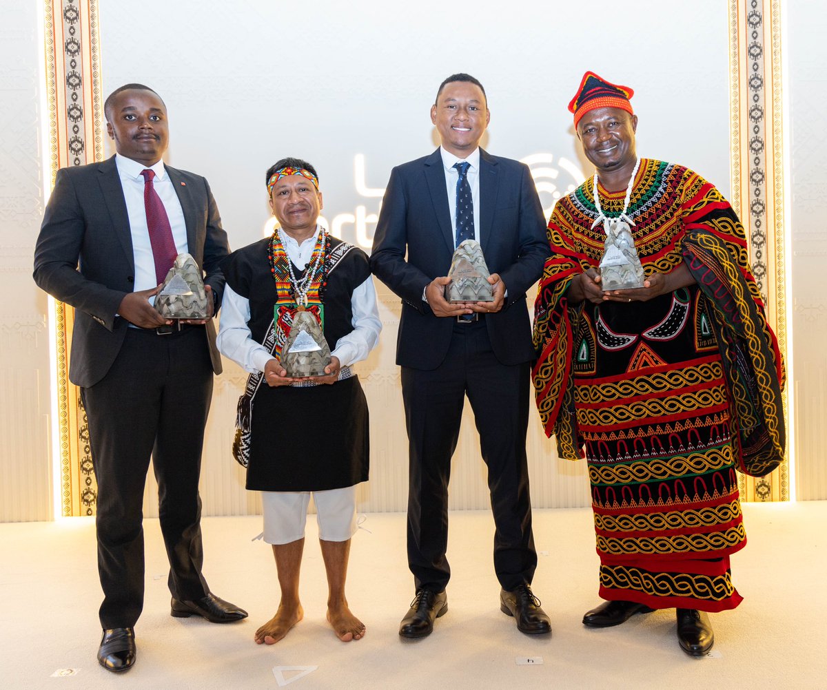 Congrats to the 4  #EarthnaPrize winners using traditional knowledge to tackle climate &amp; environmental challenges.

تهانينا للفائزين بـ #جائزة_إرثنا! الأربعة مشاريع تستخدم المعرفة التقليدية لمواجهة التحديات البيئية.