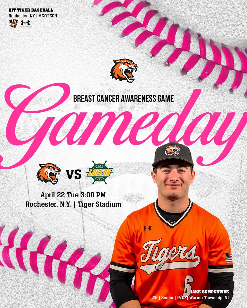 Tigers take on Oswego St. for our Breast Cancer Awareness Game! Go Tigers! #RollTech