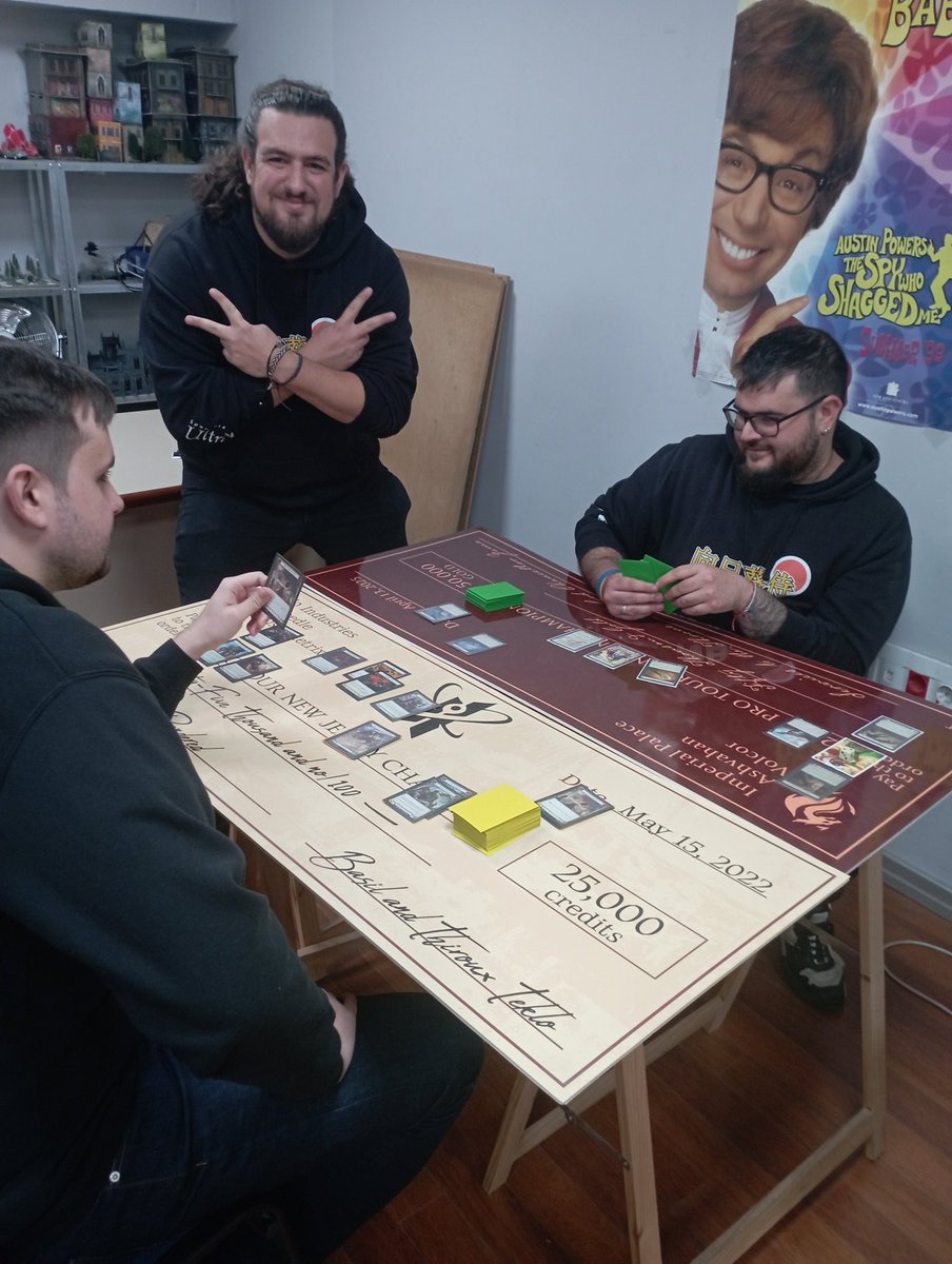 Took some time, but we finally have enough space to properly play!