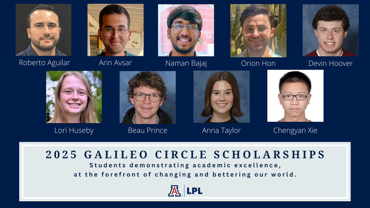 Congratulations to our 2025 Galileo Circle Scholars!