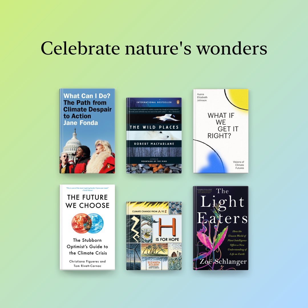 From nature’s quiet wonders to the realities of climate change, these books invite you to reflect, explore, and act.

This #EarthDay, discover a collection that celebrates the planet—and challenges us to help protect its future. 🌎

apple.co/EarthDay