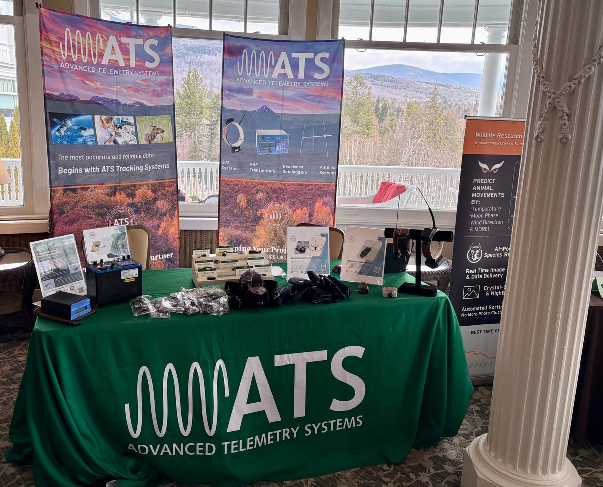 ATSTelemetry's tweet image. The NEAFWA 2025 Conference is in Bretton Woods, NH. It will be a great opportunity to connect with professionals and discuss various studies and projects. ATS will be available throughout the show, stop by. neafwa.org/conference.html