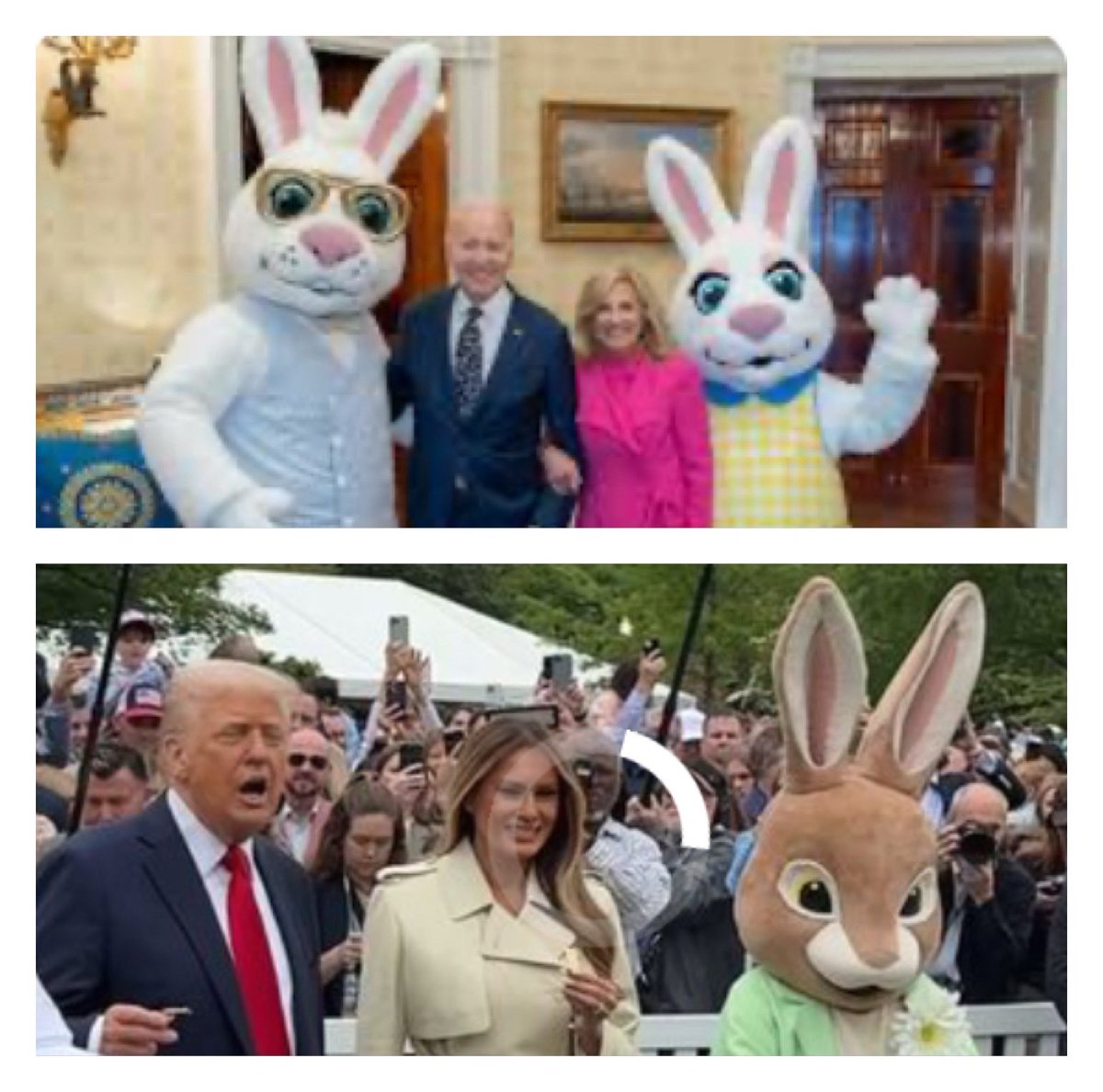 So which administration had the Easter Bunny of color?
