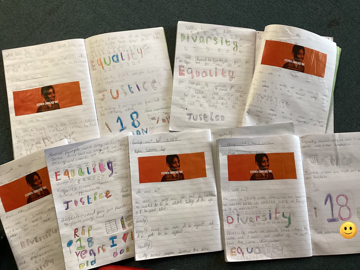 ctkrcps's tweet image. Y2 thought about the importance of diversity, equality and justice when reflecting on the life of Stephen Lawrence. We thought about how it is important to celebrate our uniqueness. @sldayfdn #poweroflearning #knowledgechangeseverything