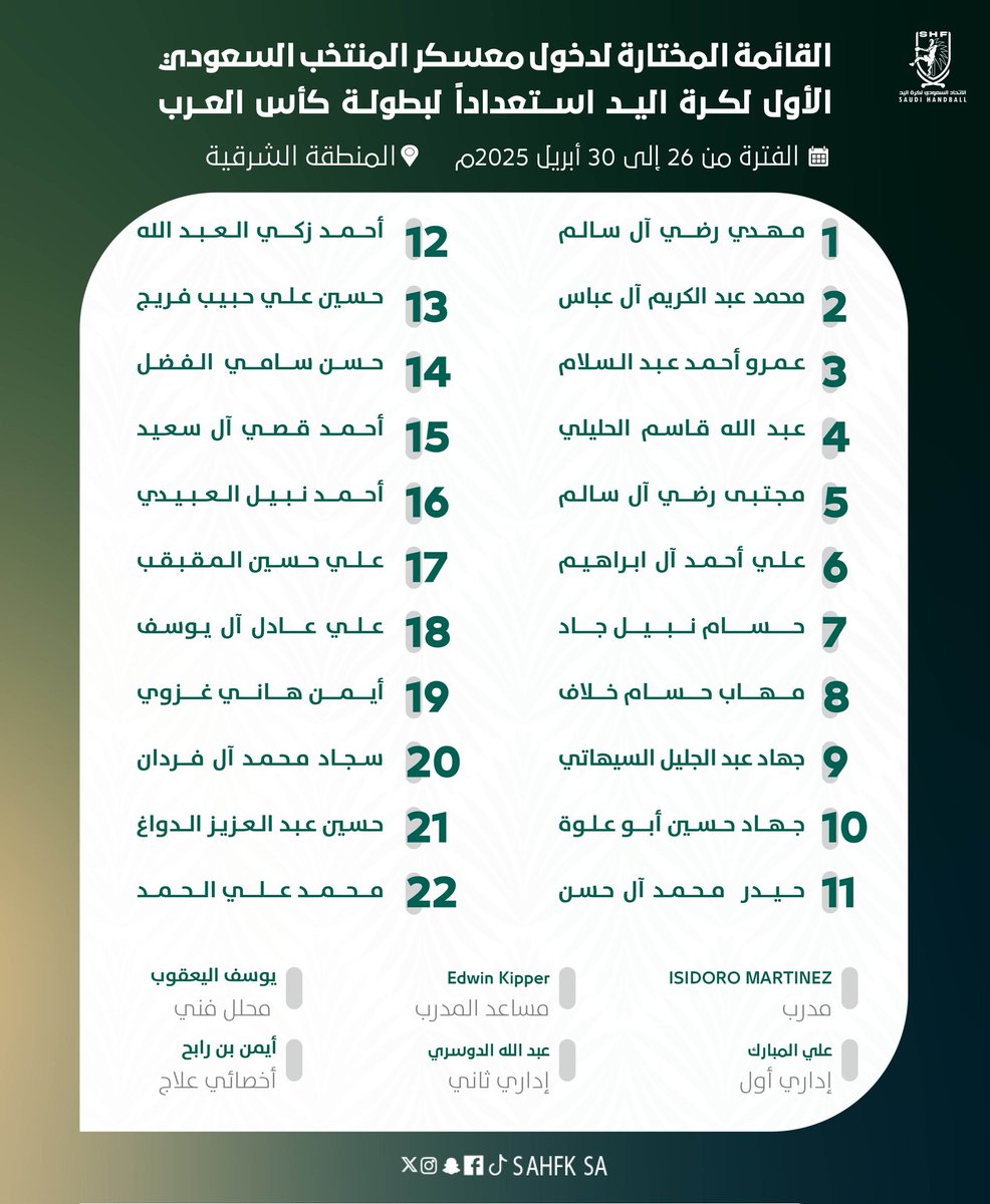 الاتحاد السعودي لكرة اليد tweet media