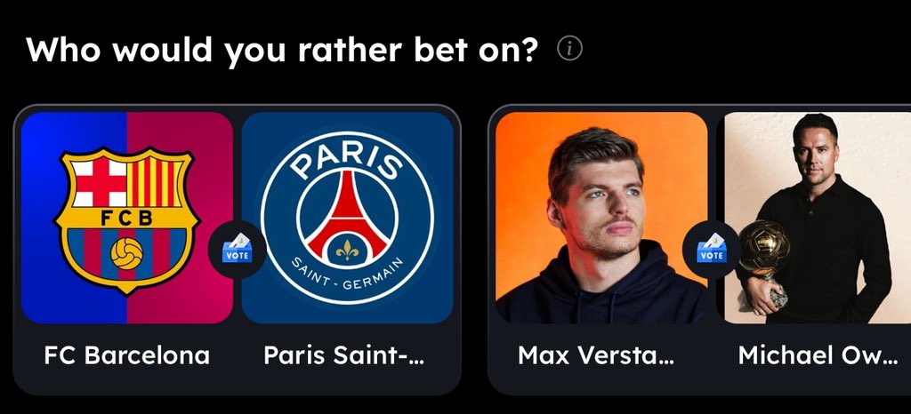 Social media betting on sports teams? 
- no seasons
- bet anytime, anywhere 
- [redacted]

We might be on to something here…