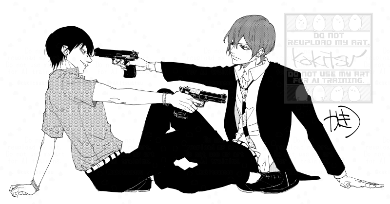 kakitsu_snar's tweet image. 裏社会パロ新荒