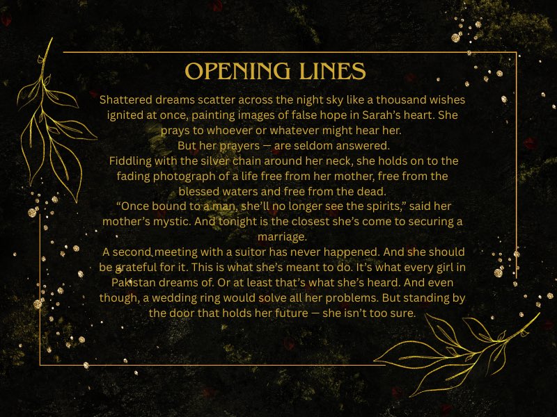 ADDIE LA RUE x THE FAMILIAR x MEXICAN GOTHIC

With the mystics  hunting the cursed ones, Sarah is forced to confront her fears and embrace her curse to win her freedom…before the ghosts take her first.

#LCSLitPitch25 #agentsguide #Q #F #A #amquerying #WritingCommunity
