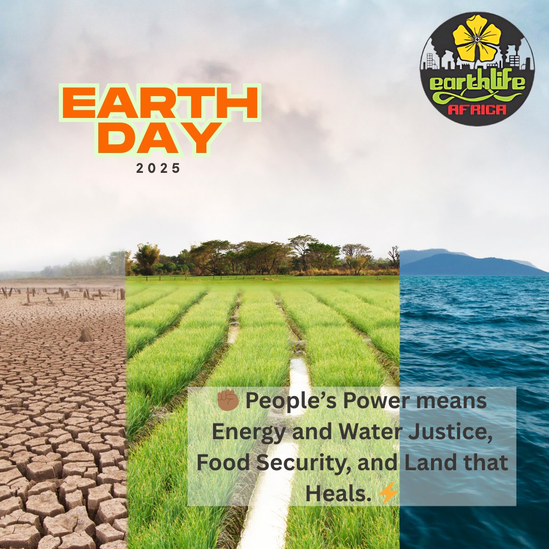 Earthlife Africa JHB (@earthlife_jhb) on Twitter photo 🛑 From #Limpopo’s threatened indigenous trees to #Gauteng and #EasternCape’s #energypoverty and water issues – communities are saying: 🌍 This #EarthDay2025, we demand a #JustTransition led by the people, not polluters. #OurPowerOurPlanet ✊🏾💡🌱#PeoplesPower <a href="/ClimateZA/">Presidential Climate Commission</a> 🛑 From #Limpopo’s threatened indigenous trees to #Gauteng and #EasternCape’s #energypoverty and water issues – communities are saying: 🌍 This #EarthDay2025, we demand a #JustTransition led by the people, not polluters. #OurPowerOurPlanet ✊🏾💡🌱#PeoplesPower <a href="/ClimateZA/">Presidential Climate Commission</a>