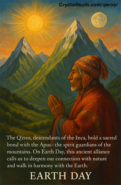 csguardian's tweet image. On #EarthDay, this ancient alliance invites us to reawaken our own relationship with nature—not as separate observers, but as energetic participants in a living system.   #Earthday2025 Make Every Day and Earth Day - Celebrate the Q&apos;eros crystalskulls.com/qeros/
