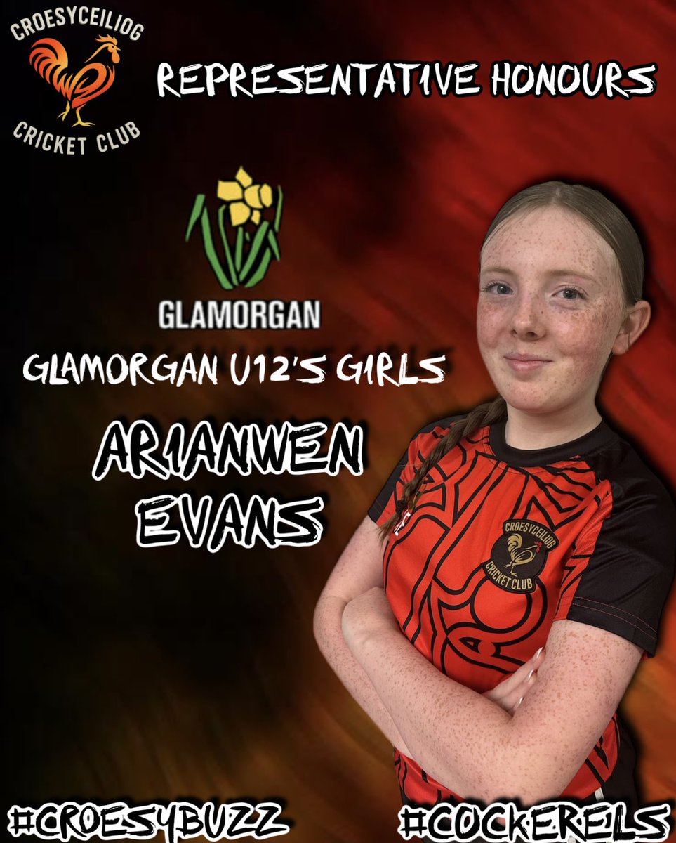 Croesyceiliog CC π (@croesycc) on Twitter photo We are absolutely proud to announce our junior <a href="/cwpathwaye/">@CWPathwayE</a> & <a href="/GlamCricket/">Glamorgan Cricket π</a> players for this season.
Huge congratulations to:
Arianwen & Minnie CWEast Girls u12s
Griff, Isaac
& Ollie CWEast Boys u14s
Also even better news with Arianwen Evans being selected 4 Glamorgan Girls u12s We are absolutely proud to announce our junior <a href="/cwpathwaye/">@CWPathwayE</a> & <a href="/GlamCricket/">Glamorgan Cricket π</a> players for this season.
Huge congratulations to:
Arianwen & Minnie CWEast Girls u12s
Griff, Isaac
& Ollie CWEast Boys u14s
Also even better news with Arianwen Evans being selected 4 Glamorgan Girls u12s