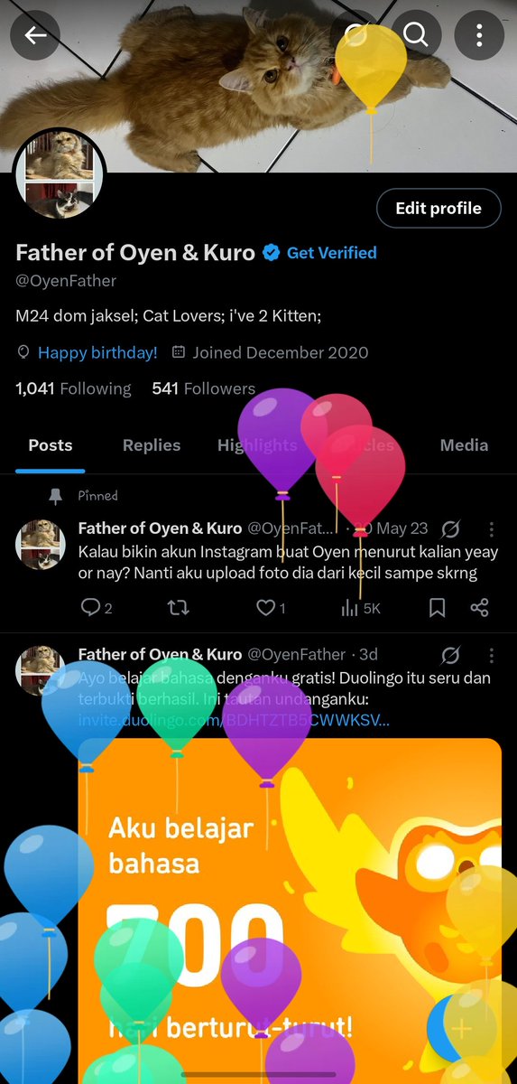 Father of Oyen & Kuro tweet media