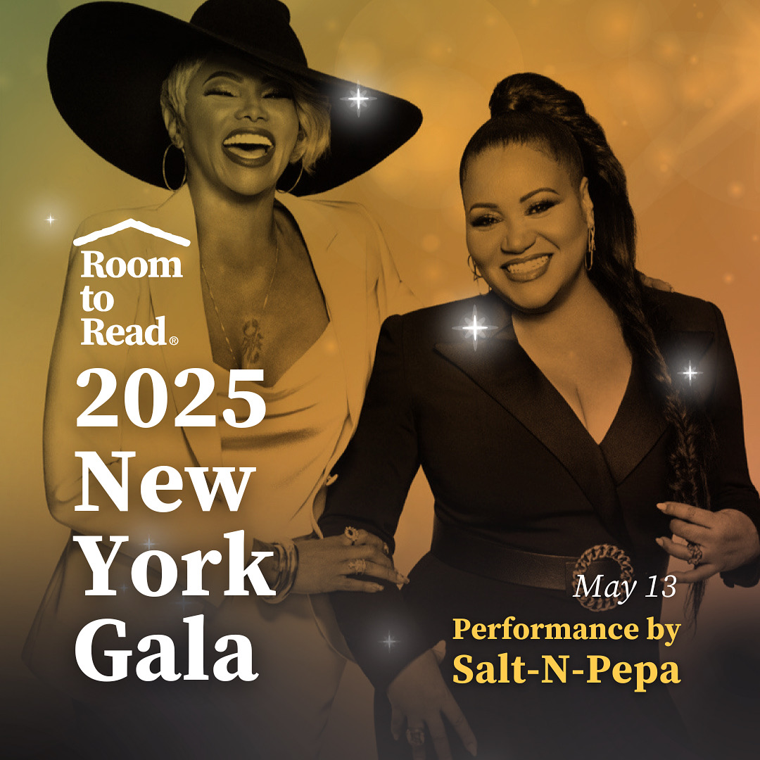 Push it real good... for education!  We’re hyped to hit the stage at the @roomtoread New York Gala next month, supporting the organization’s mission to create a world where every child has room to read, learn, and grow – because education changes everything.