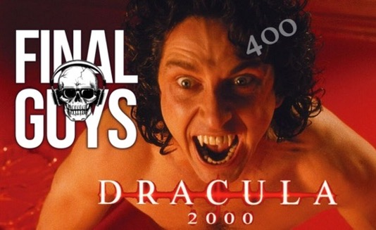 Tonight we dine in HELL For our 400th episode, we take a bite out of Dracula 2000. Plus, stuff we watched and the award winning news. Live on YouTube at 8pm ET and also available on podcast platforms after.