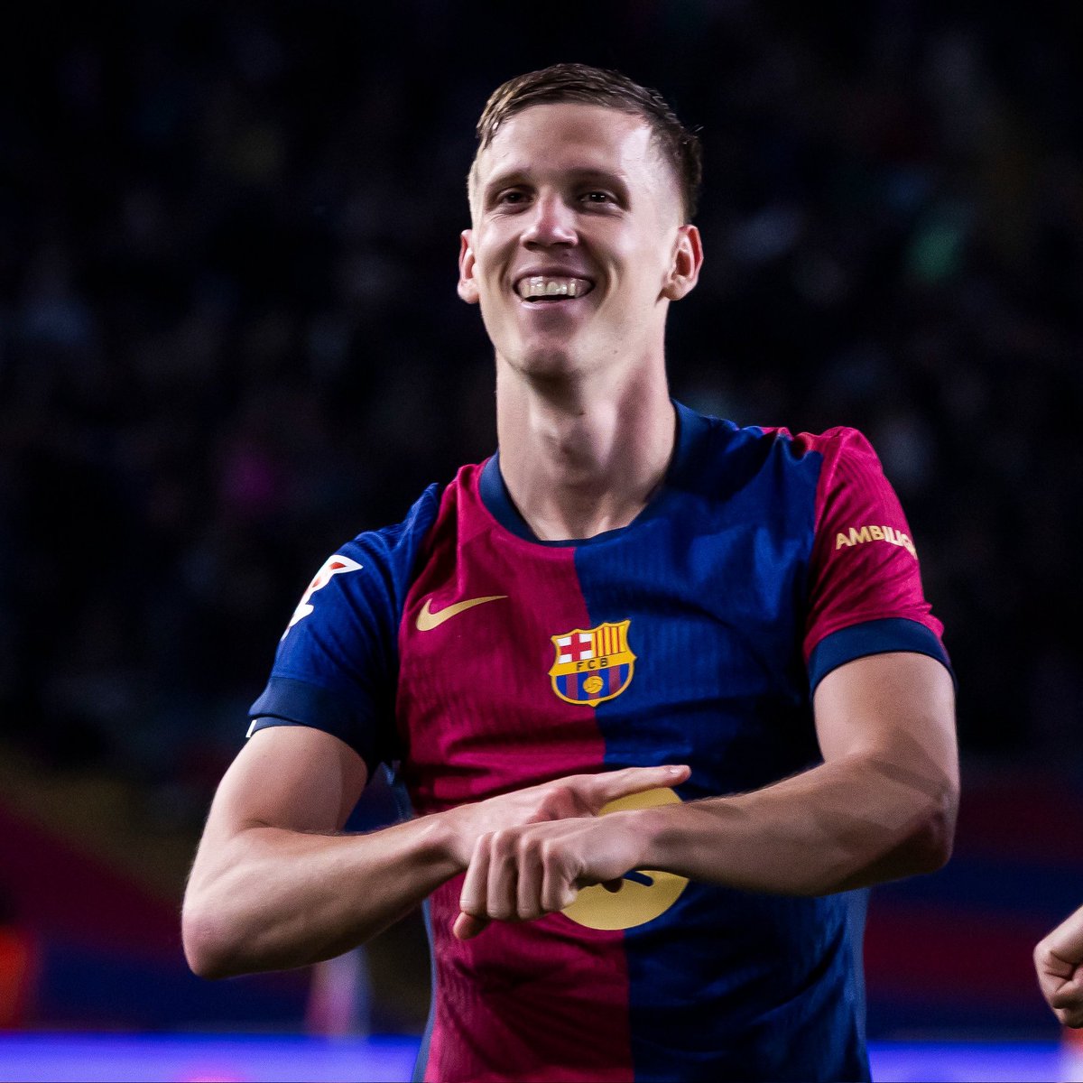Dani Olmo es un pilar importante en el ataque del Barcelona 
Es un jugar diferente, un genio a la ofensiva