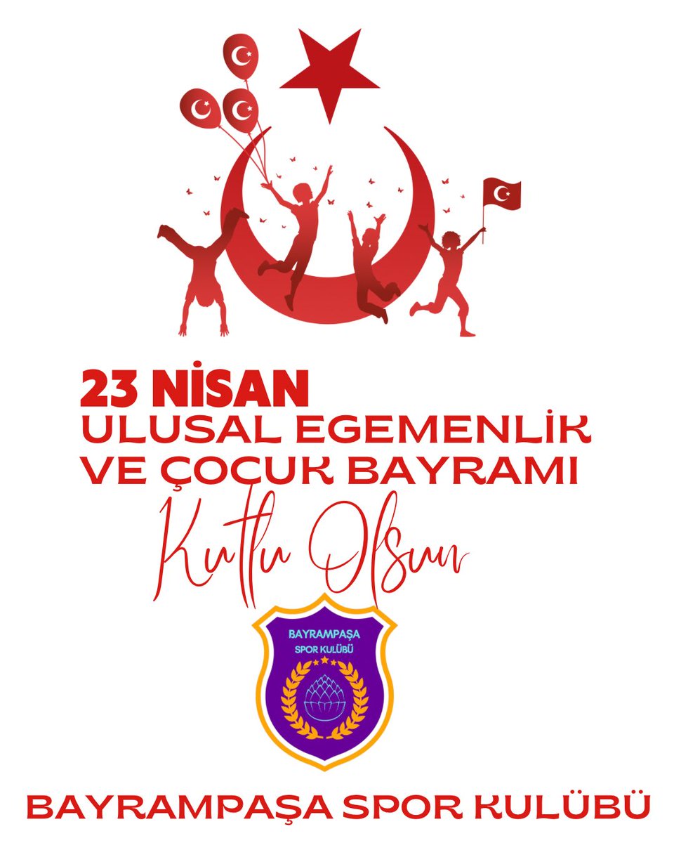 Cumhuriyetimizin kurucusu Gazi Mustafa Kemal Atatürk tarafından 23 Nisan 1920’de TBMM’nin açılışı ile birlikte dünya çocuklarına armağan edilen 23 Nisan Ulusal Egemenlik ve Çocuk Bayramı kutlu olsun. 🇹🇷 

#EnGüzelBayram | #23NisanKutluOlsun