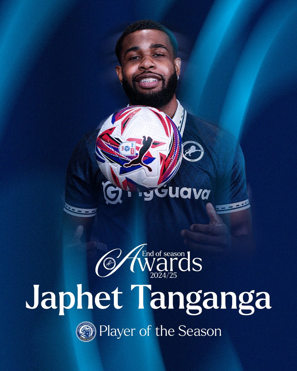 🔥 Absolutely unstoppable. 

🥇Finishing First Place in <a href="/TheMillwallFans/">Millwall Supporters’ Club</a>' Player of the Season vote is Japhet Tanganga!

#Millwall