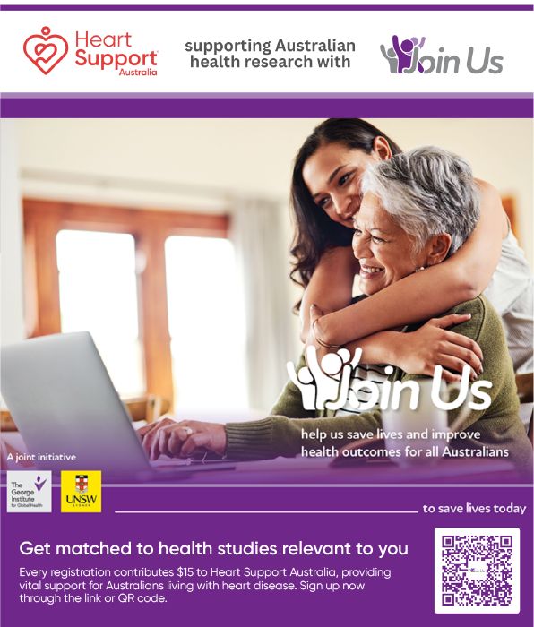 Heart Support Australia (@heartsupportaus) on Twitter photo Join the 8,800+ Australians supporting health research! With 130+ studies driving progress in conditions like heart disease, you can make a difference by registering
with <a href="/JoinUsRegister/">Join Us Research Register</a>. Help Heart Support Australia support a healthier future. bit.ly/JoinUsRegister… Join the 8,800+ Australians supporting health research! With 130+ studies driving progress in conditions like heart disease, you can make a difference by registering
with <a href="/JoinUsRegister/">Join Us Research Register</a>. Help Heart Support Australia support a healthier future. bit.ly/JoinUsRegister…