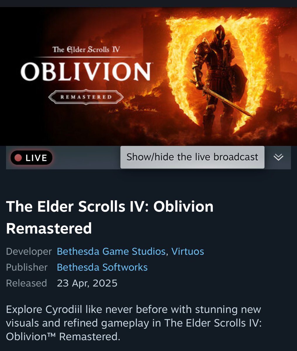 This is an absolutely insane shadow drop.