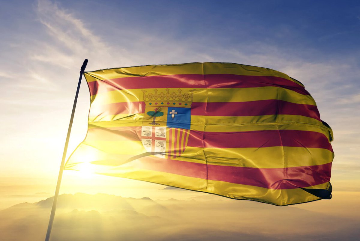 Feliz día de Aragón 
Buen Diya de Aragón 
Feliç Diada d'Aragó
💛♥️💛♥️💛♥️💛♥️💛