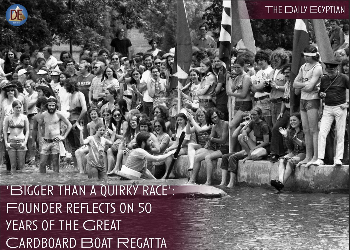 Southern Illinois University will celebrate a major milestone this year as it hosts the annual Great Cardboard Boat Regatta on Saturday, April 26. The races are set to begin at 1 p.m. at Becker Pavilion on Campus Lake.

Read more: dailyegyptian.com/121264/news/bi…

By Annalise Schmidt