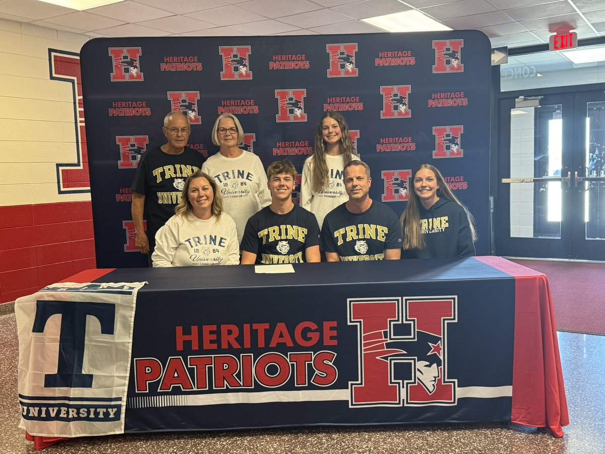 Congratulations to Landon Lybarger on signing with Trine University! This past season, he was named First Team All-ACAC and earned First Team All-State Academic honors. We’re proud of all he’s accomplished and excited to see what’s ahead for him at the next level! #GoPats