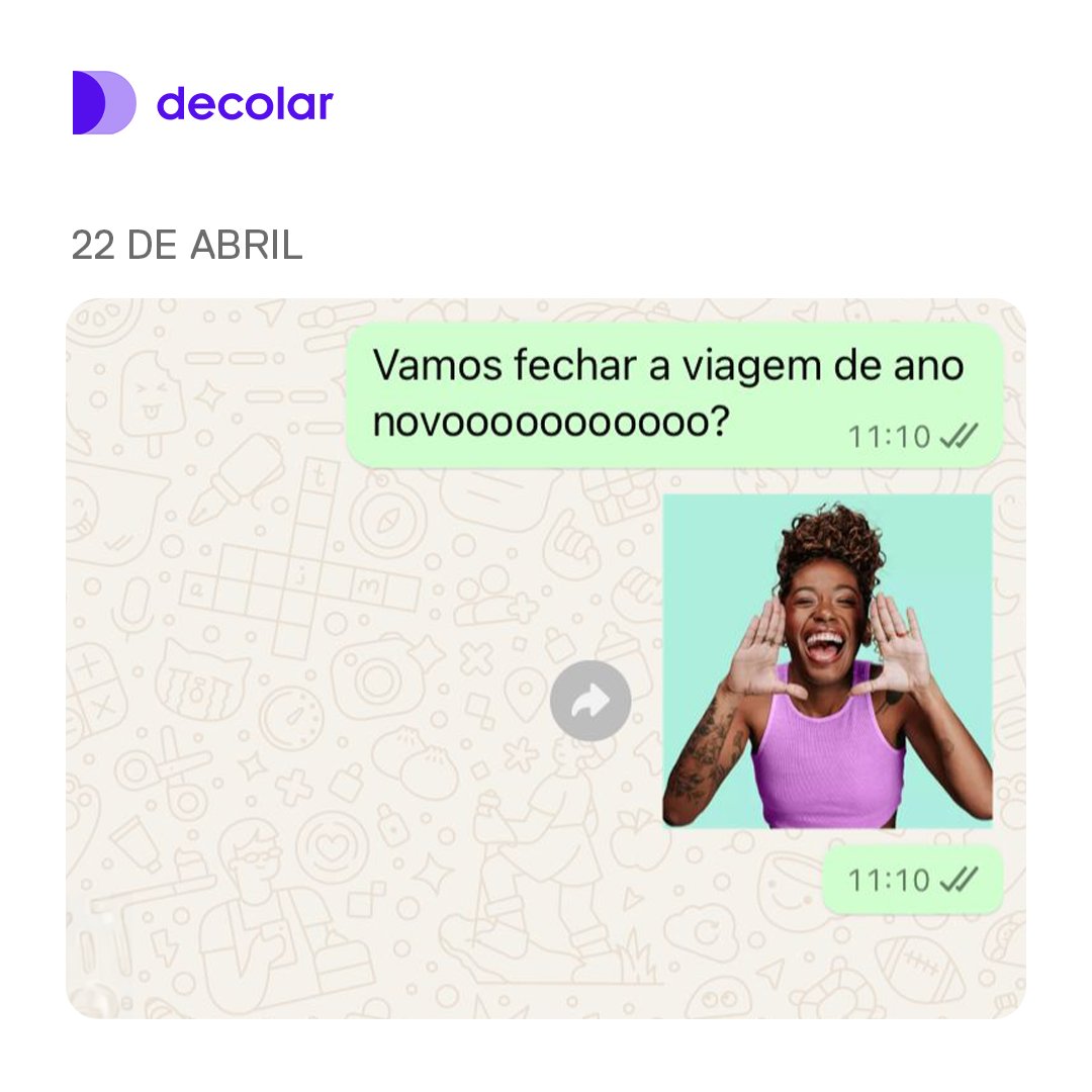 Decolar's tweet photo. 22 de abril e meu amigo já está assim! 😎
Bora aproveitar descontos exclusivos do #AppDecolar.
#Decolar #ViverViajando #SonharDecidirViajar #AppDays https://t.co/n6NBizl1sN
