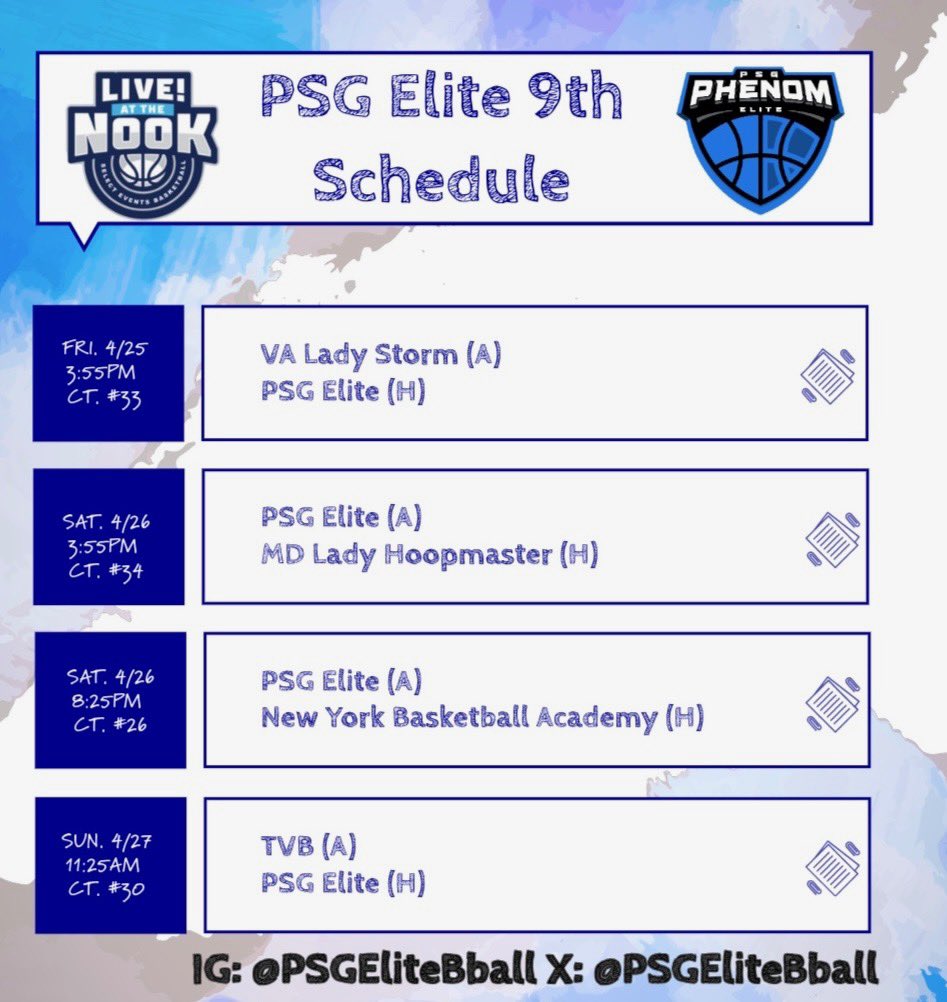 PSG Elite Basketball tweet media