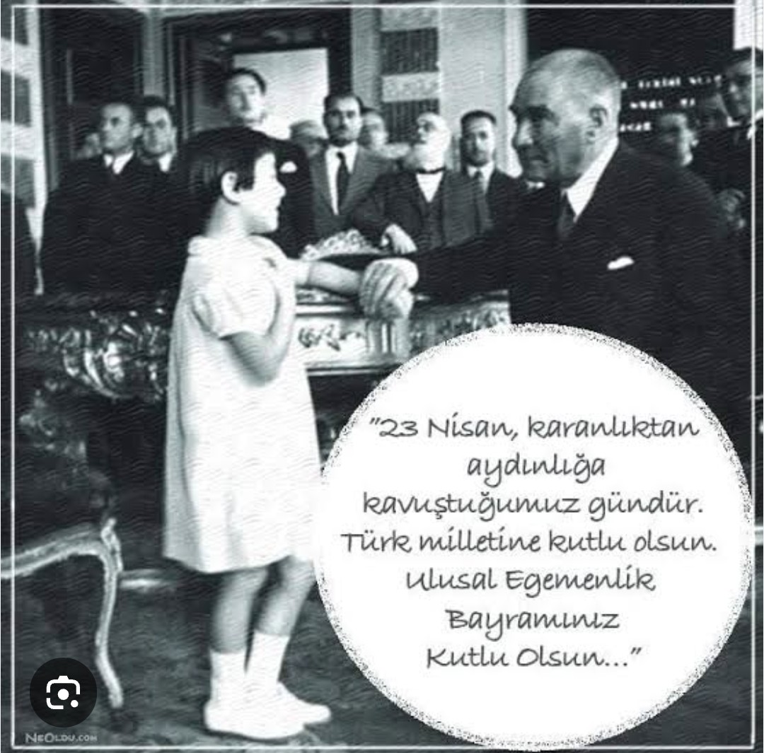 23 Nisan Ulusal egemenlik ve çocuk bayramı kutlu olsun