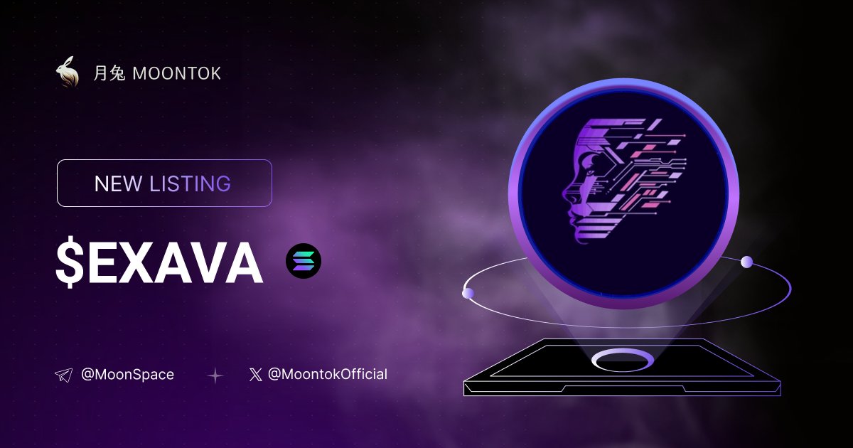 MoontokListing's tweet photo. ⚡ 月兔雷霆 - Moontok Xpress

Ex Ava ( $Exava )
https://t.co/fuhCBjYMrr

rP8X5caj6bn4gViii2177npupZe8KkXr2RqB7tSpump

#altcoin #memecoins @ExAva_OS @moontokofficial https://t.co/eo8F2rM1AW