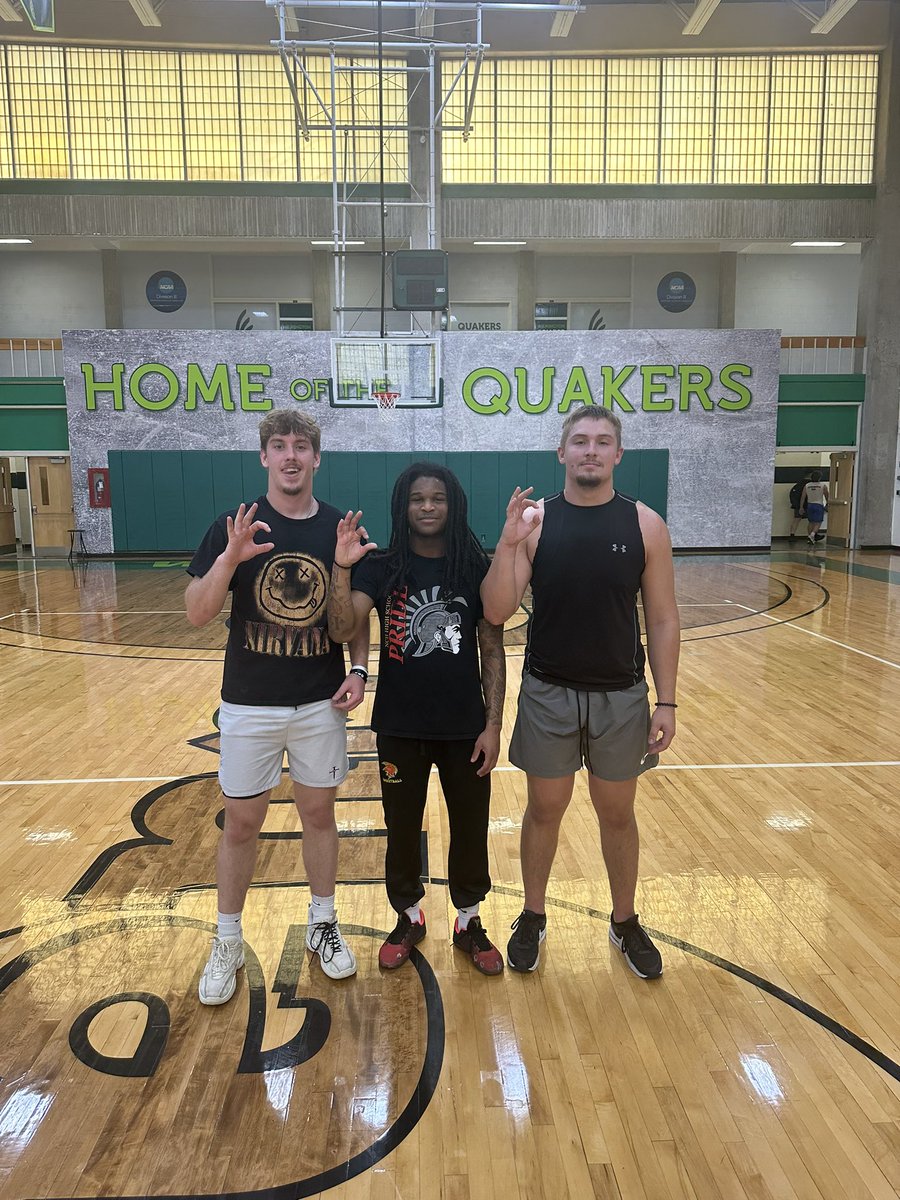 Congrats to our guys Miles Hostetler, Demyran Joy, and Luke Wroten on winning our annual 3v3 spring basketball tournament🏆