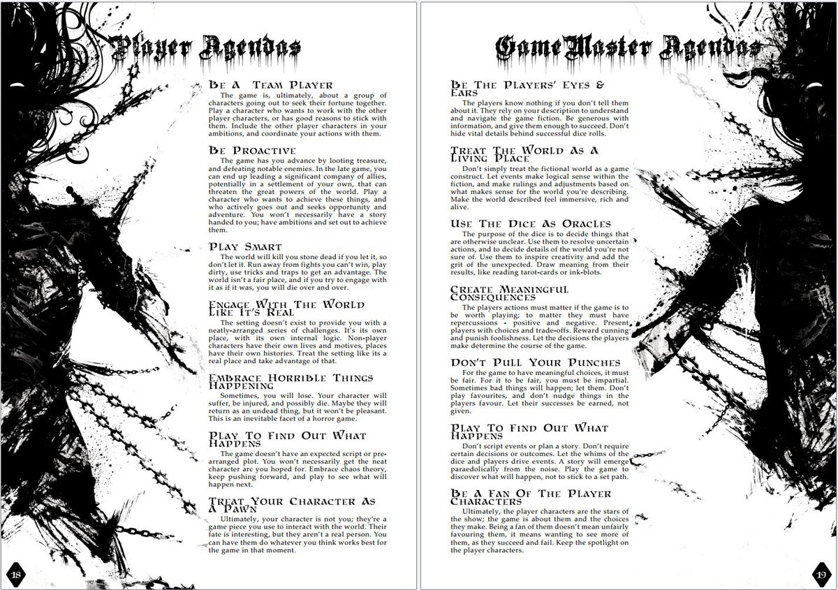 RIGHTO, so what have I been making for the last 18 months, you might ask?   The answer is BLACK DEATH RISING, an apocalyptic religious horror OSR game. And now I'm going to tell you about it!