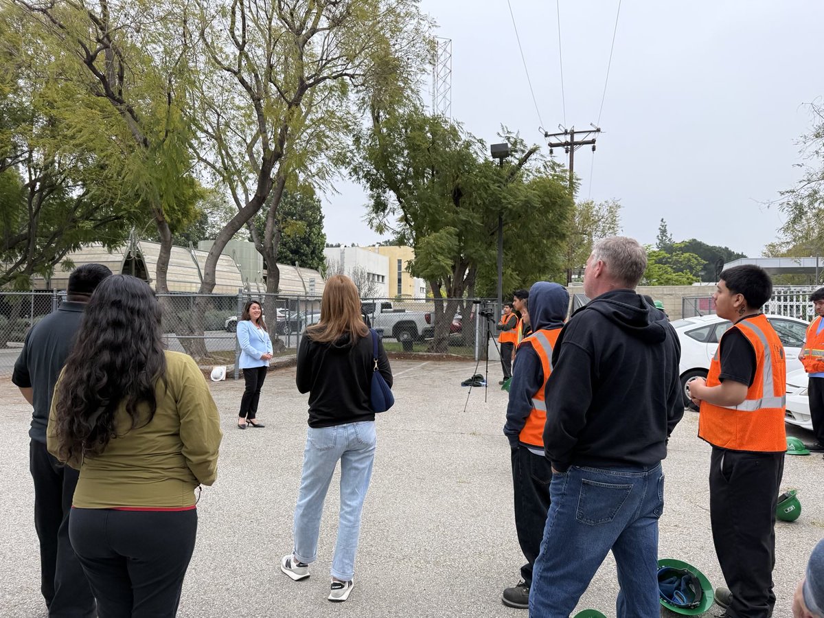 On Earth Day, I visited current <a href="/LACorps/">LA ConservationCorps</a> members in Reseda to learn about the work they are doing across the L.A. area to make our communities more environmentally sustainable.

As a proud alumna, I also shared how the Corps impacted my life as well as advice on how to make the