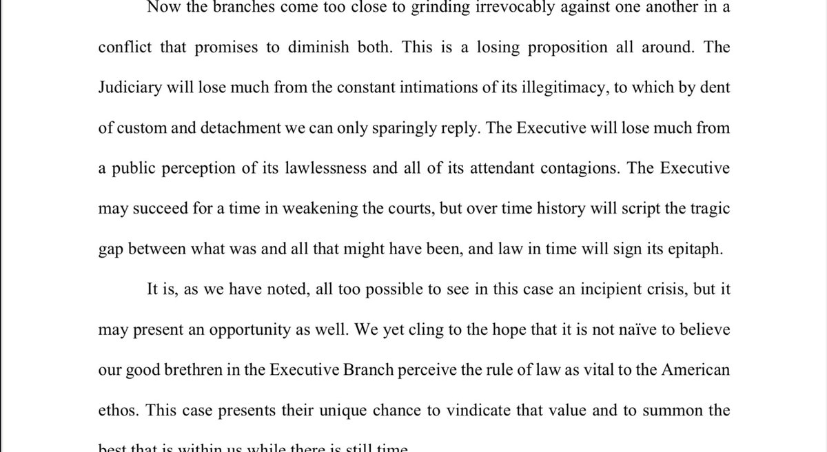 I love the way American Judges write.  No ducking the politics.  No pretend.