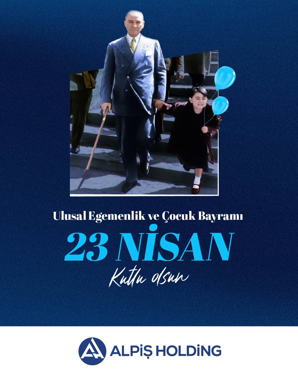 Gazi Mustafa Kemal Atatürk’ün çocuklarımıza armağan ettiği 23 Nisan Ulusal Egemenlik ve Çocuk Bayramı kutlu olsun.
#23nisan #ulusalegemenlikçocukbayramı