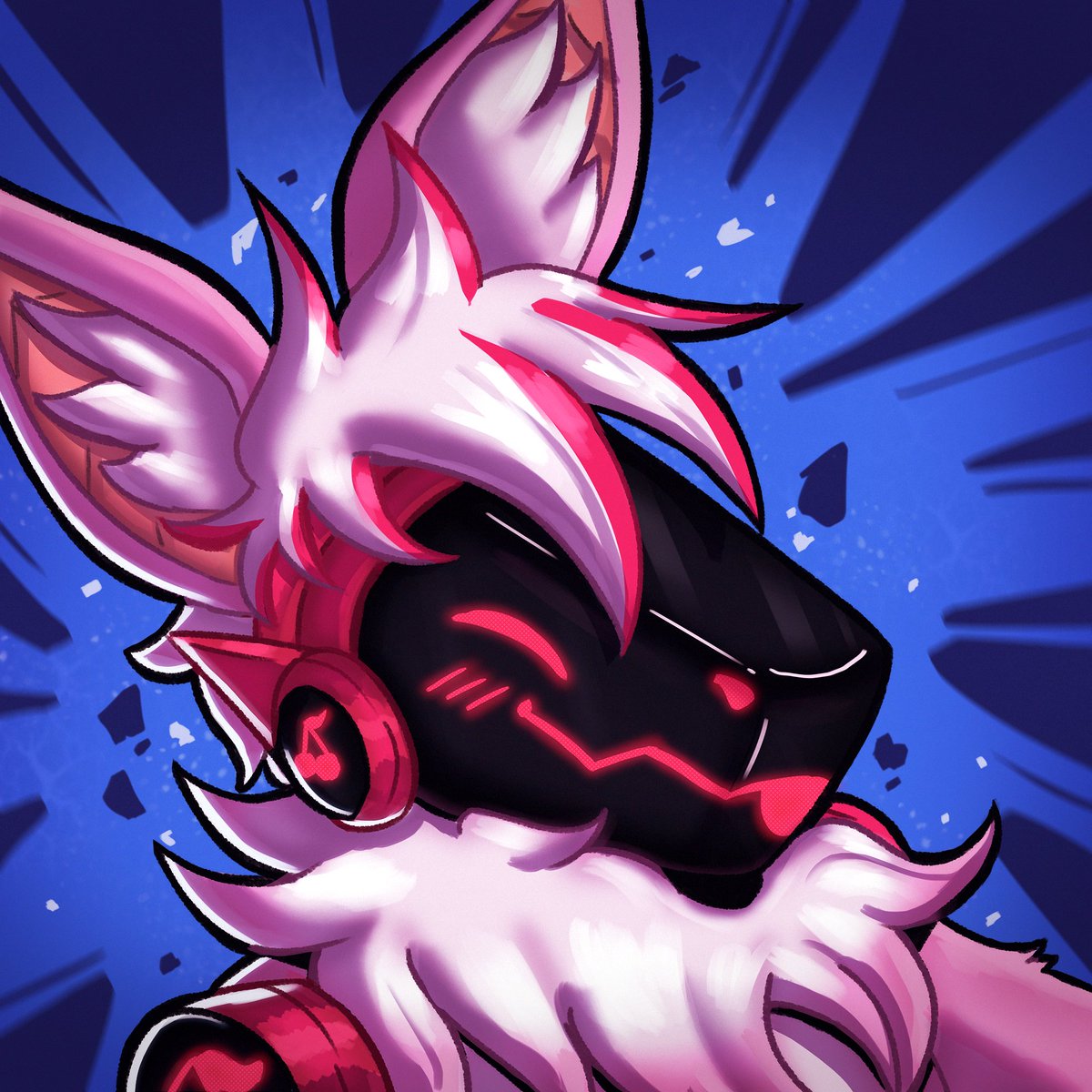 redrawing my cherry protogen 2 years later 🍒
#furryart #protogen