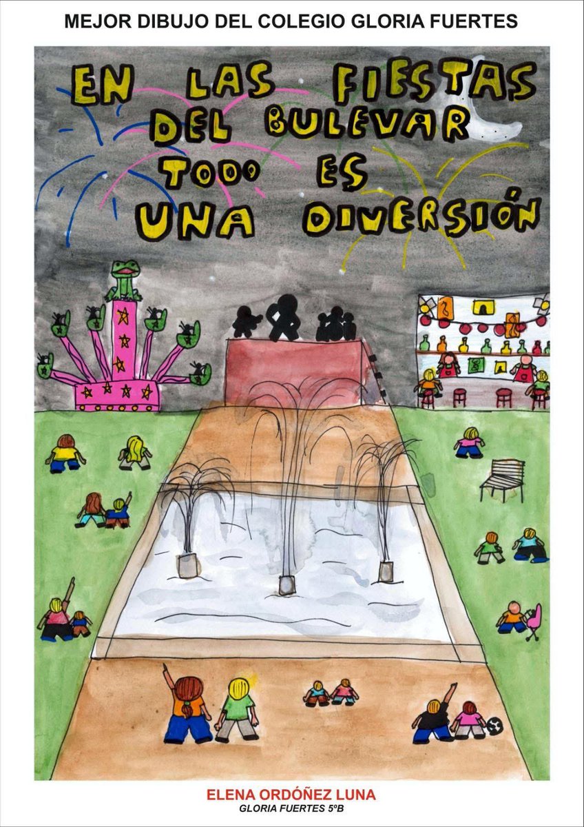 Expansión Norte (@avexpansionn) on Twitter photo ¡Ya tenemos el Mejor Dibujo del <a href="/ceipgfuertesja1/">@ceipgfuertesjaen</a>!
Elena Ordóñez Luna se lleva 🎒 , material escolar ✏️y tickets 🎟️para las atracciones.
Entrega: 16 mayo tras el pregón (21:00h).
¡Nos vemos en las #FiestasDelBulevar2025
#TalentoInfantil #MejorDibujo
Gracias a los participantes! ¡Ya tenemos el Mejor Dibujo del <a href="/ceipgfuertesja1/">@ceipgfuertesjaen</a>!
Elena Ordóñez Luna se lleva 🎒 , material escolar ✏️y tickets 🎟️para las atracciones.
Entrega: 16 mayo tras el pregón (21:00h).
¡Nos vemos en las #FiestasDelBulevar2025
#TalentoInfantil #MejorDibujo
Gracias a los participantes!