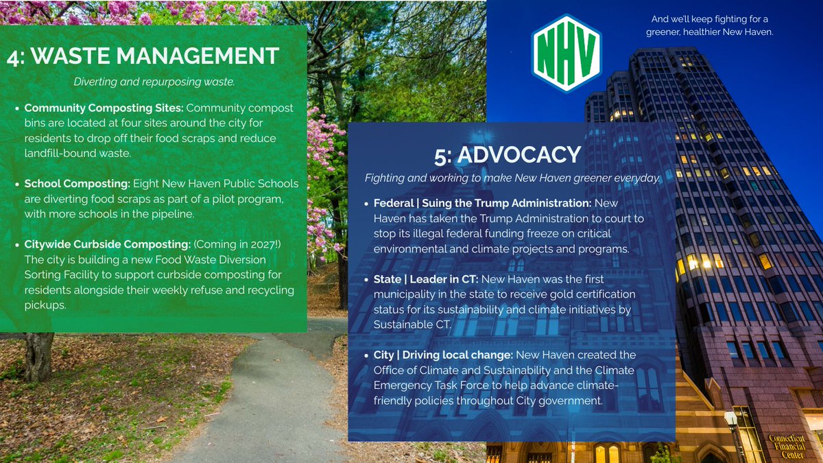 Happy Earth Day 🌎️! New Haven is committed to doing our part to protect our planet. ⁠
⁠
The impacts of climate change increase every year. Our actions will make a difference today and for generations to come. 

Here's how we're making our city greener and more resilient.