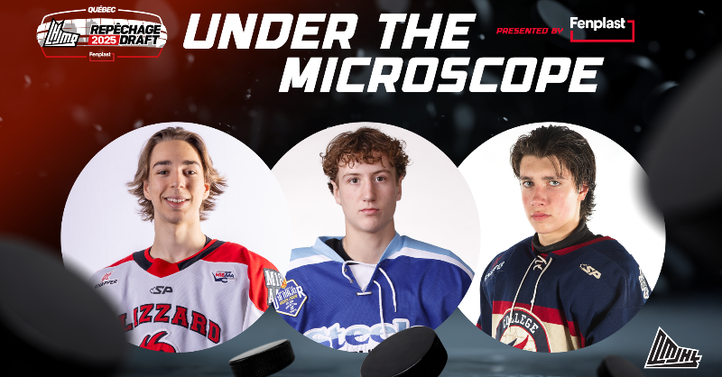 QMJHL's tweet photo. Read up! Our scouting experts weigh in on some of the upcoming draft's biggest names this month! 👇

#QDraft | @fenplast