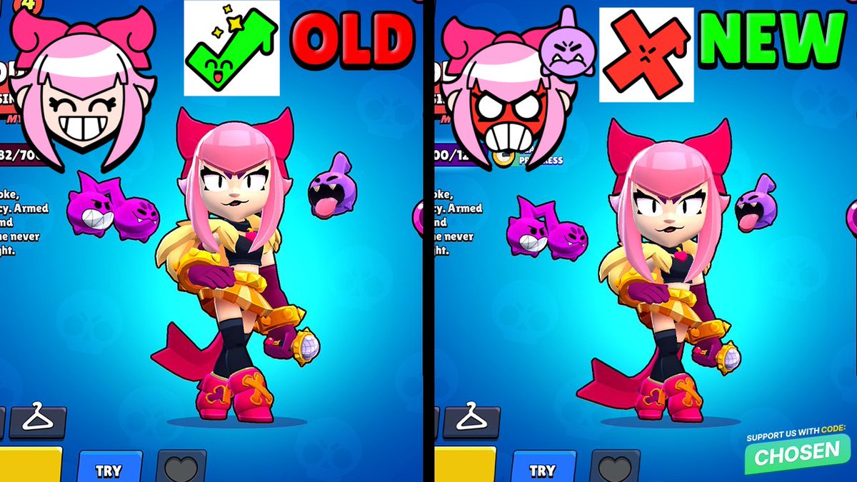#BrawlStars #KatanaKingdom #superbrawl #BrawlstarsMelodie 
Like or comment if like Melodie's Old Design
Ignore if like Melodie's New Design