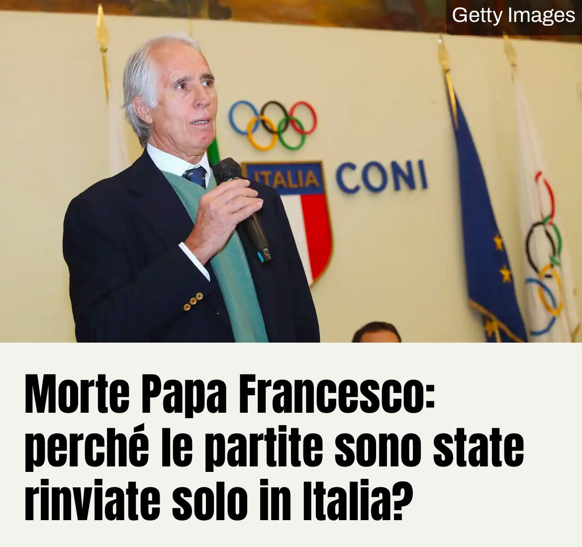 pisto_gol's tweet image. Secondo “Avvenire’’ nel mondo ci sono 1 miliardo e 406 milioni di cattolici. Ma l’unico paese nel quale il Governo ha rinviato tutti gli avvenimenti sportivi nella giornata delle esequie di #PapaFrancesco è l’#Italia. Magari se quello stesso Governo avesse ascoltato…