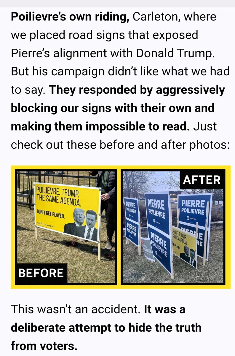 Kathy I am Canadian Vive le Canada! 🇨🇦 (@kathy_edm) on Twitter photo <a href="/350Canada/">350 Canada</a> puts up signs in #Carlton riding where #PierrePoilievreIsUnfitToLead is also running. #CPC can't handle heat and blocks signs. #VoteLiberal .<a href="/brucefanjoy/">Bruce Fanjoy 🍁</a> <a href="/350Canada/">350 Canada</a> puts up signs in #Carlton riding where #PierrePoilievreIsUnfitToLead is also running. #CPC can't handle heat and blocks signs. #VoteLiberal .<a href="/brucefanjoy/">Bruce Fanjoy 🍁</a>