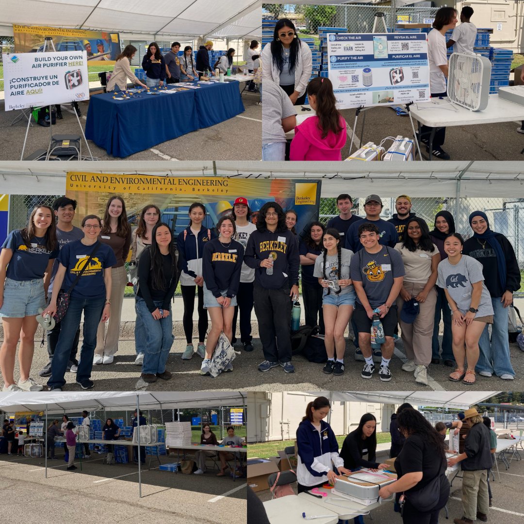 CEE Berkeley (@berkeleycee) on Twitter photo Happy Earth Day! ๐ On April 12, 25 Berkeley CEE students traveled to Stockton to distribute 120 DIY air purifiers to families for a community Earth Day celebration! ๐จ๐ฑCheck out our news recap to learn more about the event: bit.ly/3GlYWo8.
<a href="/Cal_Engineer/">Berkeley Engineering</a> Happy Earth Day! ๐ On April 12, 25 Berkeley CEE students traveled to Stockton to distribute 120 DIY air purifiers to families for a community Earth Day celebration! ๐จ๐ฑCheck out our news recap to learn more about the event: bit.ly/3GlYWo8.
<a href="/Cal_Engineer/">Berkeley Engineering</a>